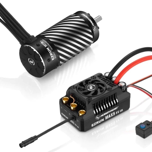 Hobbywing EZRUN MAX5 G2 Combo - EzRun 5690/56118 SD G2 Motor with Ezrun MAX5 G2 ESC (6-12S) for RC Car Truck