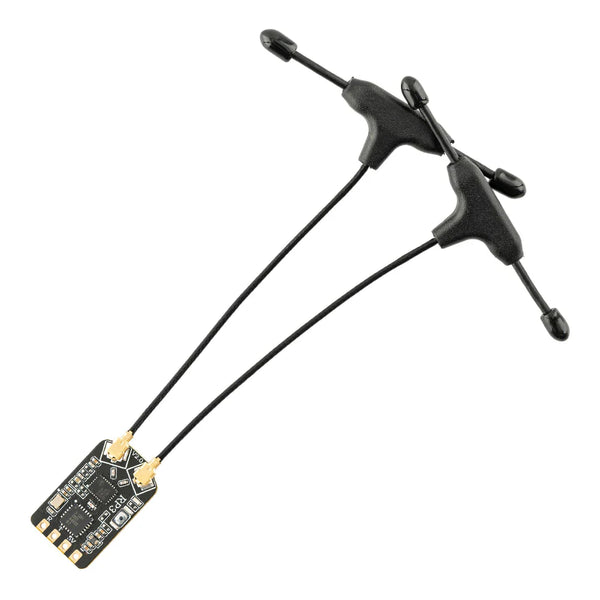 RadioMaster RP3 V2 ExpressLRS 2.4ghz Nano Receiver - With Built-in TCXO Oscillator, Dual Antenna Suitable for Whoops FPV Drone, Fixed-Wing Airplane