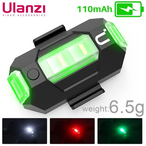 Ulanzi DR-02 Universal Strobe Drone Lighting For DJI Mini 3 PRO 2 Mavic Air 2 Chargeable Night Fly Anticollision Drone Accessory