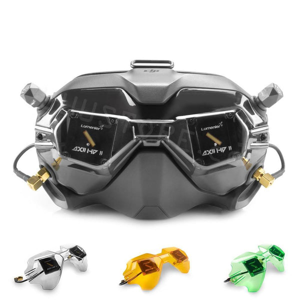 2023 Lumenier AXII HD 2 Patch Visor 5.8GHz 8.4dBi with AXII HD 2 Stubby LHCP Antenna Combo for DJI Digital HD FPV Goggles RP-SMA