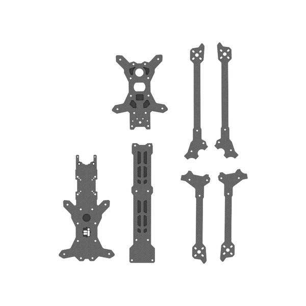 iFlight Chimera7 Pro V2 FPV Replacement Parts for Side Panels/middle plate/top plate/bottom plate/arms/screws pack