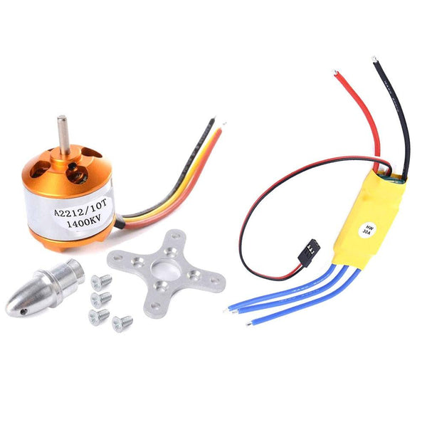 XXD HW A2212 930KV 1000KV 1400KV 2200KV 2700KV Brushless Motor with HW 30A ESC Speed Controller for RC Drone