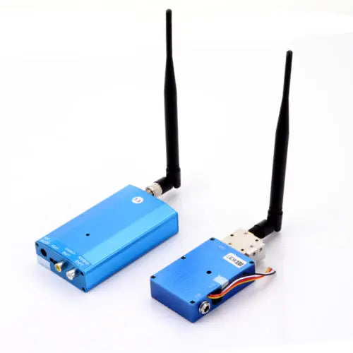 1.3G 4CH 5W VTX/VRX - 1.3Ghz 5000mw Wireless AV Sender Transmitter Receiver Set Audio Video Transceiver Kit