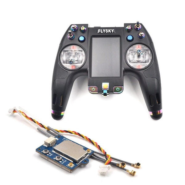 Flysky FS-NV14 Transmitter - 2.4G 14CH 3.5 Inch Touch Screen Nirvana Transmitter with Two Receiver RC FPV Racing Drone Airplane Fixed Wing