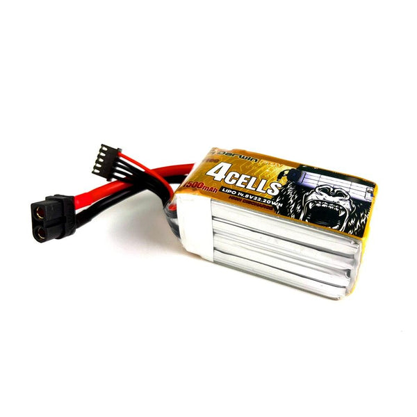 DarwinFPV 4S 1500mAh Battery - 14.8V 110C Lipo Racing Battery  Quadcopter Racing FPV Drone Battery