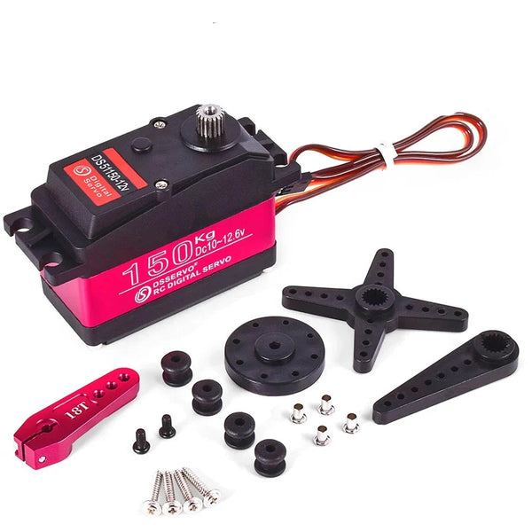 DSServo 8.4V 60Kg 80Kg 150Kg Servo - RC 1/5 Servo Waterproof High Torque Servo Metal Gear Digital Servo For Redcat HPI Baja 5B SS