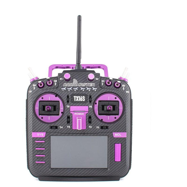 RadioMaster TX16S MAX MKII Carbon Purple JB Color With Sound Pack Hall Gimbal Transmitter Remote Control