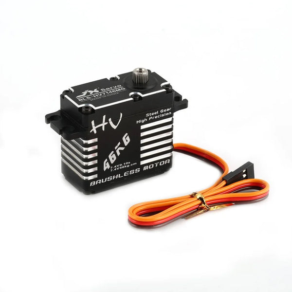 JX Servo BLS-HV7146MG - 7.4V 46KG Waterproof Brushless Standard Full CNC Digital Steel Gear for RC Car Truck Crawler Helicopter Robot