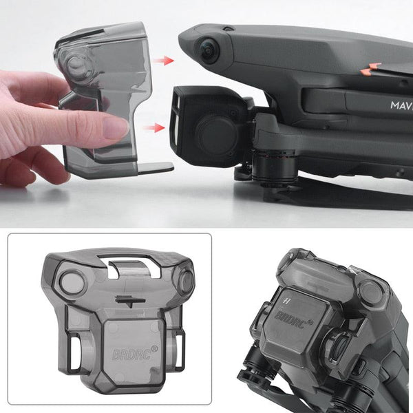 Lens Cap Gimbal Holder Case for DJI Mavic 3 Drone - Camera Gimbal Protector Dust-proof Cover Transport Holder Drone Accessories