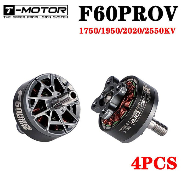 4PCS T-Motor F60 Pro V 1750KV 1950KV 2020KV KV2550 6S Brushless Motor for RC FPV Racing Drone Quadcopter Multirotor Accs