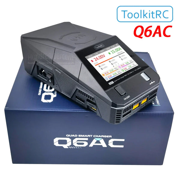 ToolkitRC Q6AC 1-6S Lipo Battery Charger for FPV Drone