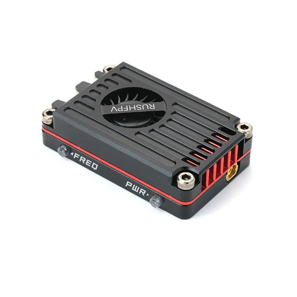 Rushfpv RUSH TANK MAX SOLO VTX - 5.8GHz 2.5W 48CH High Power Video Transmitter with CNC shell for RC FPV Long Range Fixed-wing Drones DIY