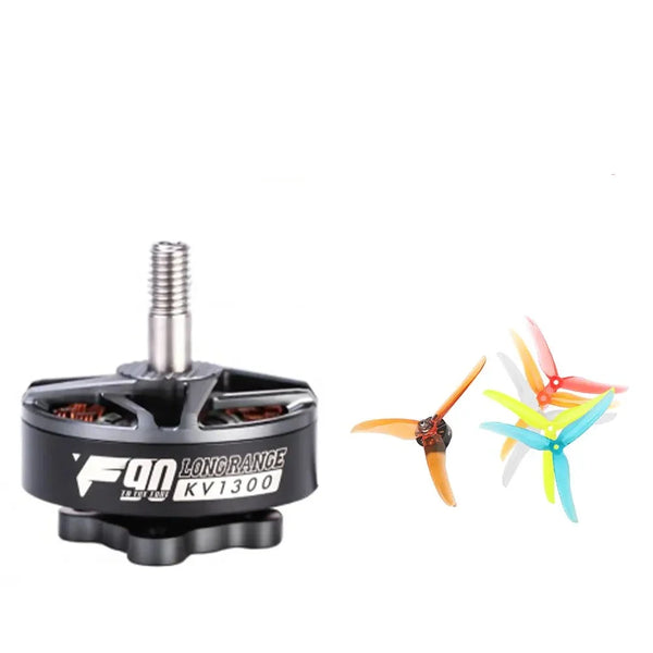 T-MOTOR F90 KV1300/KV1500 Motor For Cinelifter X8 Long Range FPV Build, T6143 Propeller orange/red/blue/yellow for F90 Motor