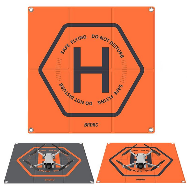 Foldable Landing Pad for DJI Mavic Mini 1/2/3 Pro/AVATA/Holy Stone/SJRC Drone Parking Apron Pad Mat Drone Accessories 50CM*50CM