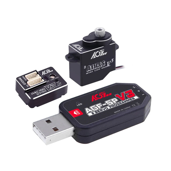 AGFRC A11CLS V3 - Micro Digital servo Super Speed 1.4KG Coreless Programmable motor Servo For 1/28 1/27 1/24 1/18 Mini Z Cars Boat