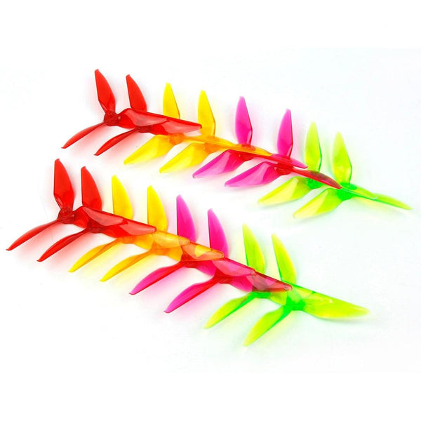 5051 3 Blade Propeller - 8pairs RC 5051 3 Blade Tri blade Transparant Propeller for FPV Race Drone QAV-X 5" XL5 Mark4 Mark5 5inch Racing Quadcopter