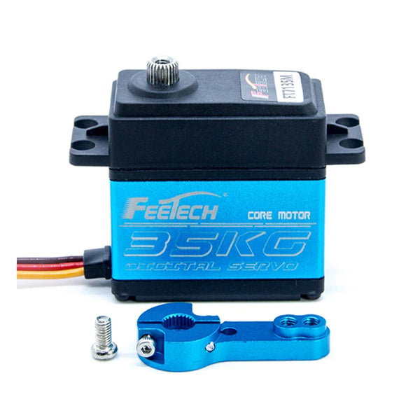 Feetech FT7135M - 35KG 180 Degree Digital Servo Metal Gear Waterproof Servo DS3235 Baja Servo Metal Arm for 1/8 1/10 1/12 RC Cars