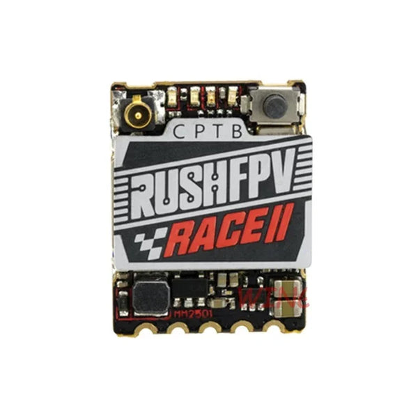 RUSH TANK RACE II VTX - 48CH PIT/25/50/200mW/MAX 5.8GHz Video Transmitter w/ Smart Audio 20x15mm 1.7g Stackable For FPV Racing Drone Micro Stacks