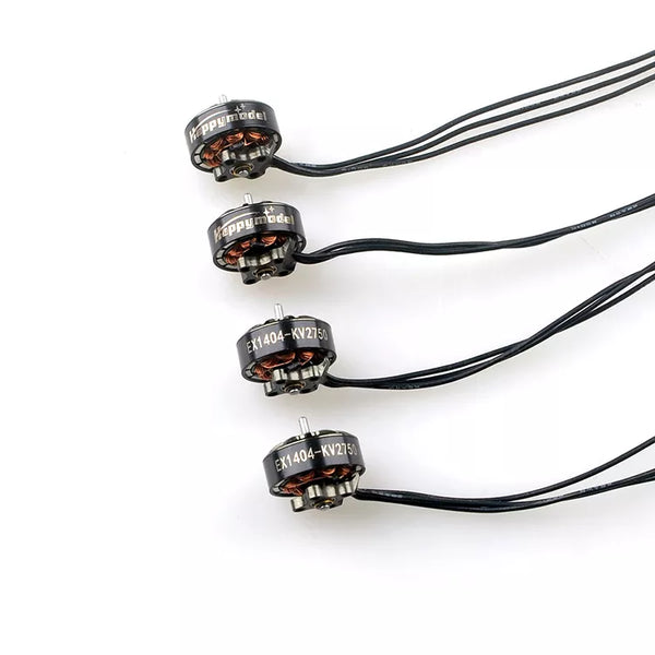 4PCS HappyModel EX1404 - 1404 KV4800 3S KV2750 KV3500 4S Brushless Motor 1.5mm for RC FPV Crux35 Micro Long Range LR4 Drones