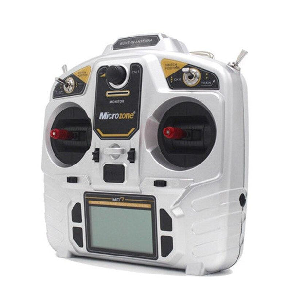 MicroZone MC7 - 2.4G Controller Transmitter With MC8RE Receiver Radio System for RC Airplane Drone multirotor Helicopter VS MC6C