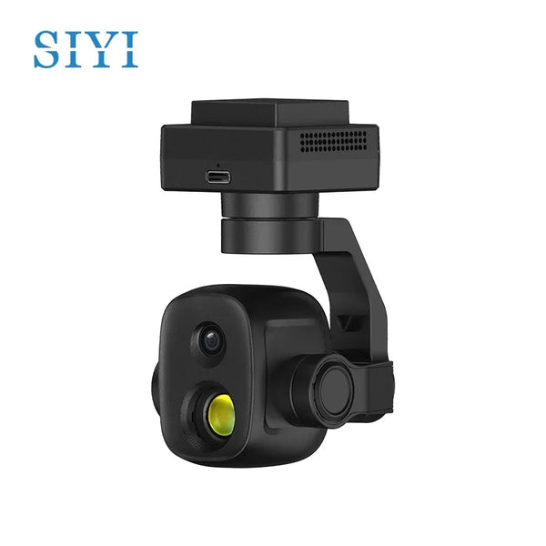 SIYI ZT6 Mini Dual Sensor Optical Pod - 4K Ultra HD Camera + 13mm 640x512 Thermal Imaging Camera Gimbal for Drone Surveillance