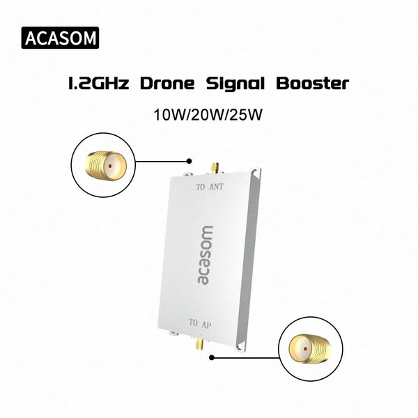 1.2GHz 10W 20W 25W / 1.4G 10W / 2.4G 10W Drone FPV Signal Amplifier Extender Signal Booster Drone Range Extender Tarot 1.2G FPV Image Transmissi