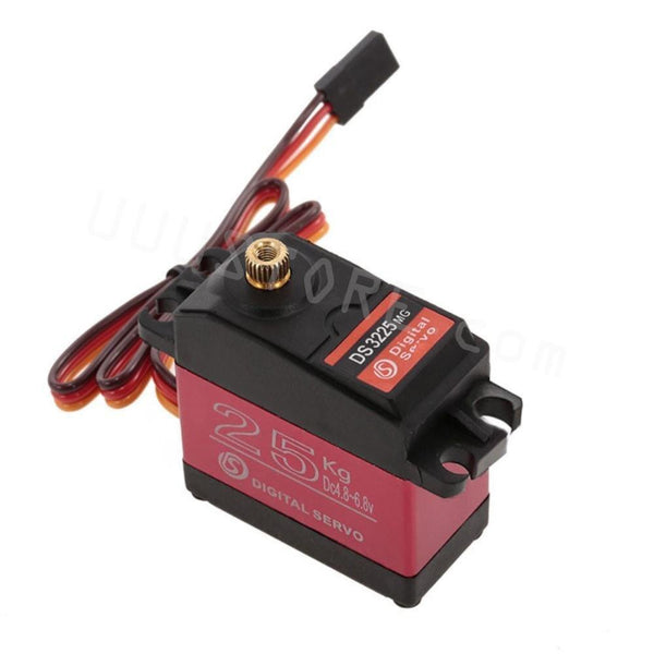 DSServo DS3225MG - 6.8V 25KG 0.13sec/60° Digital Servo Motor Digital Steering Gear Torque Servo Motor 180 Degree Alloy Gear For RC Spare Parts