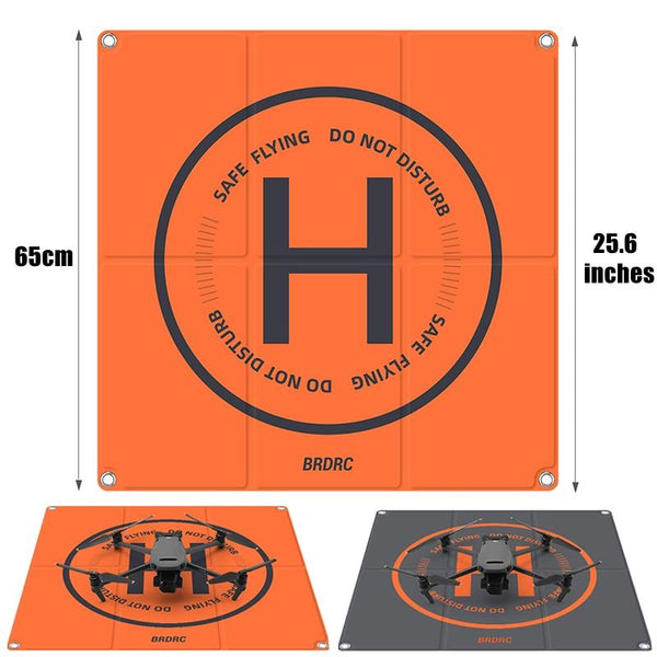 Foldable Landing Pad for DJI Mavic 3 AIR 2/2S/2/3/Holy Stone/SJRC Drone Parking Apron Pad Mat Drone Accessories 65CM*65CM