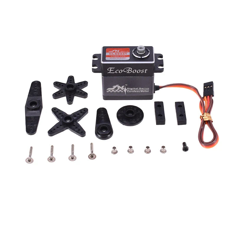 Buy JX CLS6336HV Ecoboost Servo 35.6kg Aluminium Shell Metal Gear High Voltage Coreless Digital Servo for 1/8 RC Car Crawler Buggy Helicopter Online at Low Prices in India Buy JX CLS6336HV Ecoboost Servo 35.6kg Aluminium Shell Metal Gear High Voltage Coreless Digital Servo for 1/8 RC Car Crawler Buggy Helicopter Online at Low Prices in India