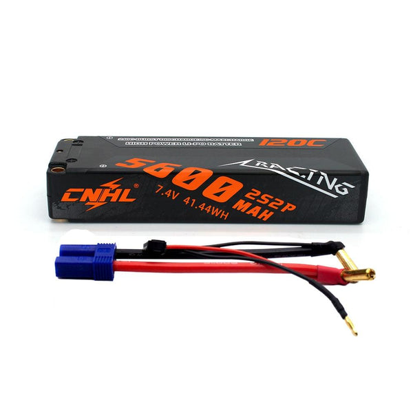 CNHL Lipo Battery For FPV Drone - 2S 3S 4S 7.4V 11.1V 14.8V 4900mAh 5600mAh 8000mAh 120C Hard Case With EC5 Plug For RC Car Airplane Truck Boat