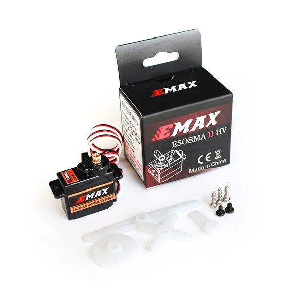 EMAX ES08MA II - 12G High Voltage Metal Gear Analog Servo For Rc Helicopter Plane Boat Car