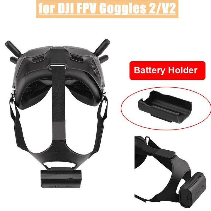 Battery Holder For DJI FPV Goggles V2/2 Battery Storage Cover Bracket – DrUAV