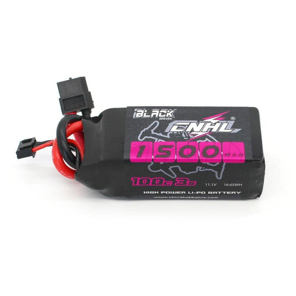 4PCS CNHL 3S 11.1V Lipo Battery for FPV Drone - 1300mAh 1500mAh 100C Black Series With XT60 Plug For FPV Airplane Helicopter Drone Quadcopter