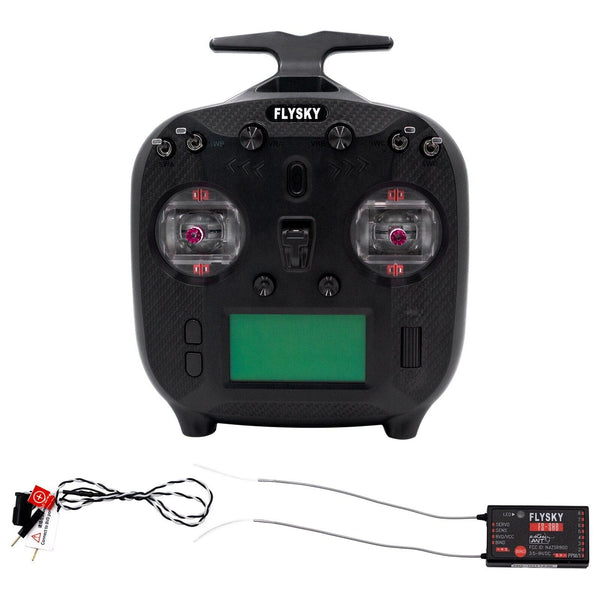 FLYSKY FS-ST8 2.4GHz 8CH Transmitter - Remote Controller ANT Protocol with FS-SR8 Receiver 1000M Remote Control Distance