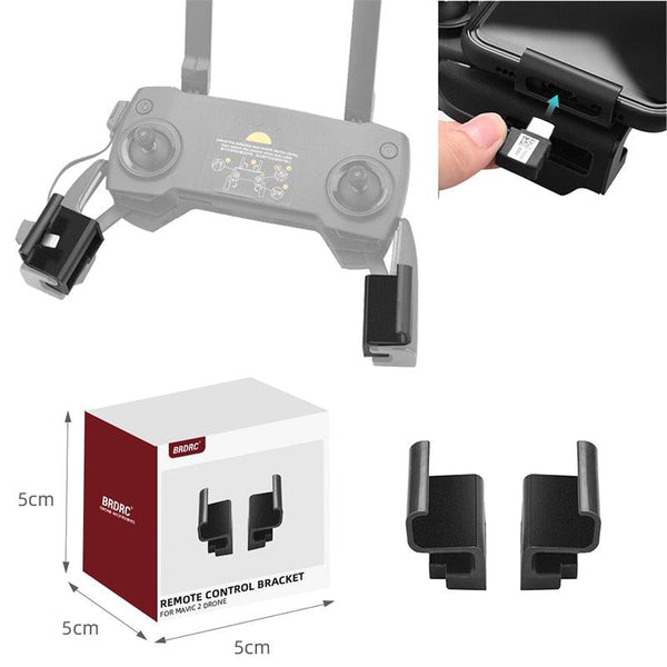 Phone Mount For DJI Mavic Mini Pro Air Spark Mavic 2 Zoom Drone Remote Control Clamp Clip Bracket Stable Phone Holder Accessory