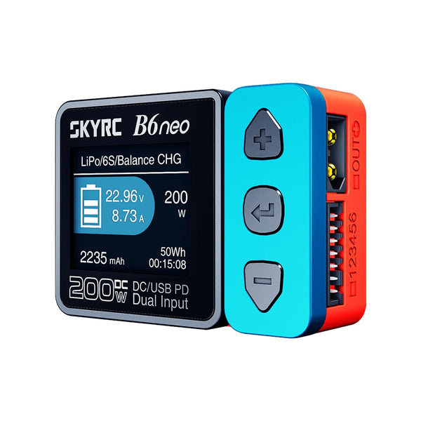 2023 SkyRC B6neo Smart Charger - DC 200W PD 80W Battery Balance Charger SK-100198