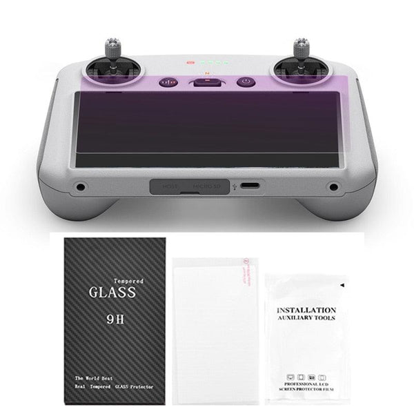 Anti-UV Tempered Glass Film for DJI Mini 3 PRO Remote Control With Screen HD Film Protective Film Anti-Scratch Accessories