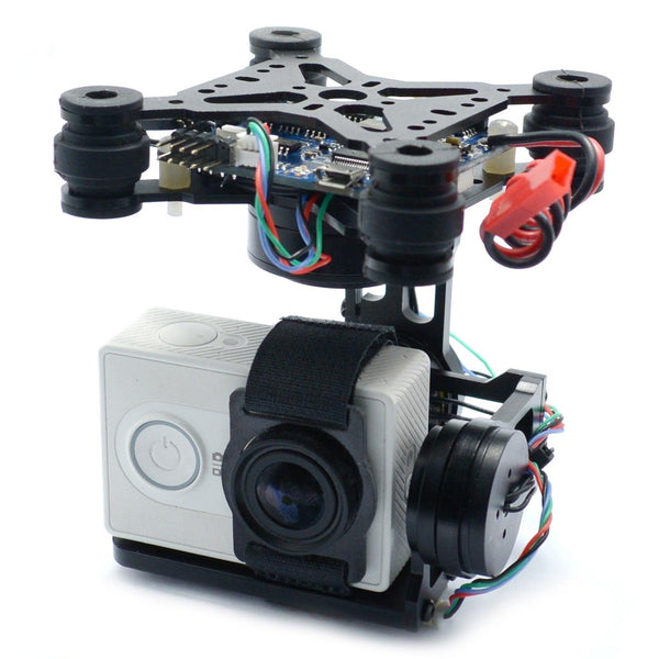 3 Axis Brushless Gimbal - W/ black 2204 260KV 2805 Motors &amp; 32 bit Storm32 Controlller for Gopro 3 Xiaomi Xiaoyi SJ4000 S500 S550