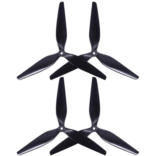 1/2Pairs HQPROP 8X4.5X3 Propeller - 8045 3-Blade CW/CCW Nylon Props For RC FPV Multirotor Drone Quadcopter Airplane Cinelifter