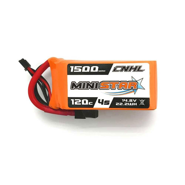 4PCS CNHL 4S 14.8V Lipo Battery for FPV Drone - 1300mAh 1500mAh 1800mAh 120C MiniStar With XT60 Plug For RC FPV Boat Quadcopter Airplane Drone