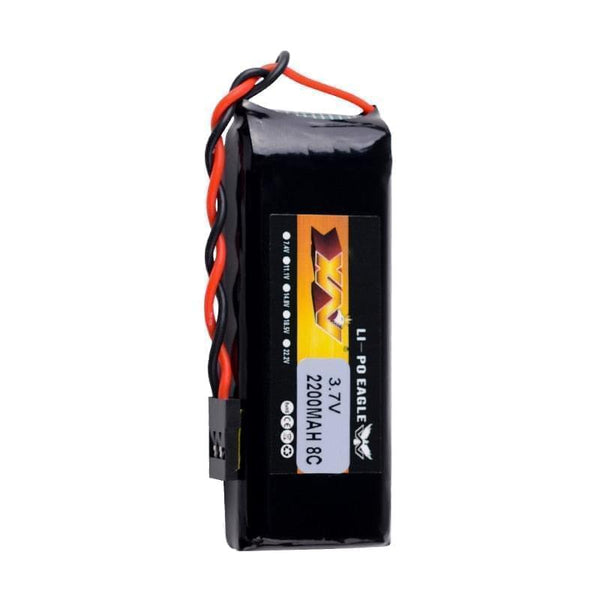 1/2pcs YW 3.7V 2200mAh 8C Lipo Battery For Graupner MZ-12 PRO / Wfly ET07 X4 Transmitter RC Model Drone