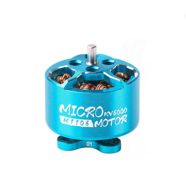 T-motor MICRO M1106 KV6000 6000KV Brushless Outrunner Freestyle Motor For FPV RC 90mm 110mm Drone