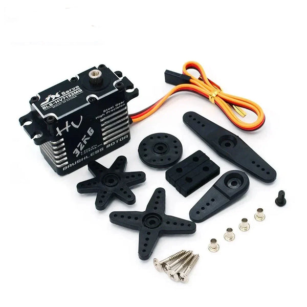 JX Servo BLS-HV7132MG - 32KG 7.4V 0.07sec High Speed Precision Steel Gear CNC Digital Brushless For RC Car Robot Airplane Drone