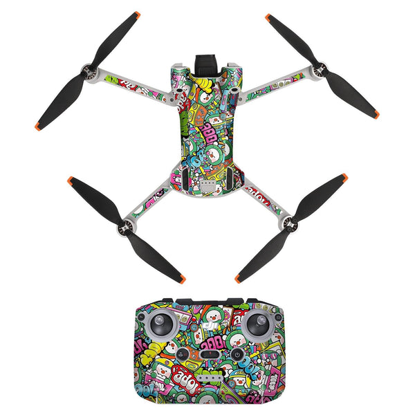 For DJI Mini 3 Pro Stickers Drone Protective Film Waterproof Remote Decals Full Cover Skin For DJI Mini 3 Pro Drone Accessories