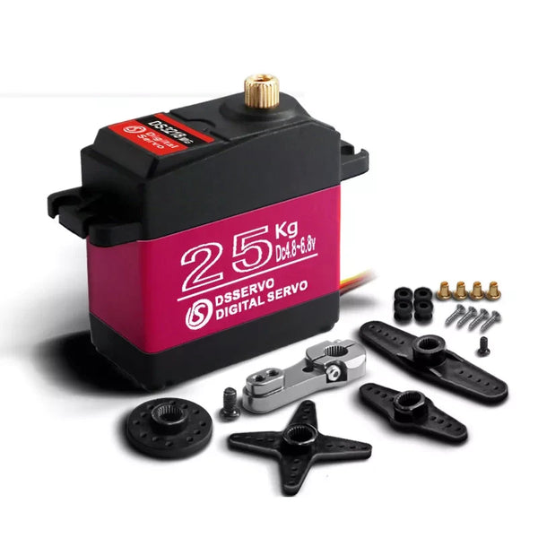 DSServo DS3225 update servo - 7.4V 25KG full metal gear digital servo  baja servo Waterproof servo for baja cars