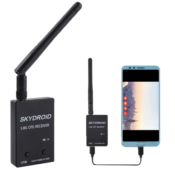 SKYDROID Mini UVC OTG 5.8G 150CH Audio FPV Receiver For Android Mobile Phone Tablet Smartphone Transmitter RC Drone Spare Part